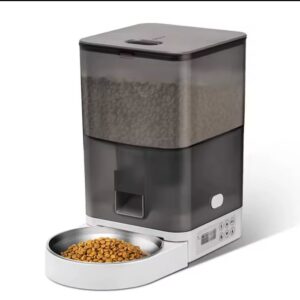 alimentador inteligente automático tomomi 4l con grabación de voz