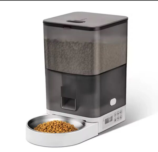 alimentador inteligente automático tomomi 4l con grabación de voz