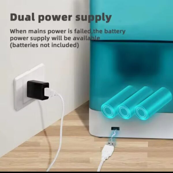 alimentador inteligente automático tomomi 4l con grabación de voz