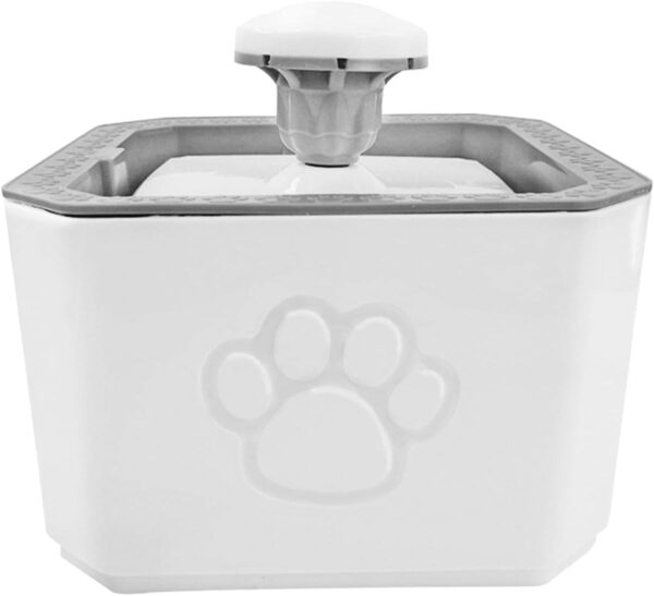 fuente eléctrica para gatos y perros – bebedero automático con flor silenciosa