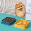comedero antiansiedad para perros – plato lento antideslizante para comer saludable
